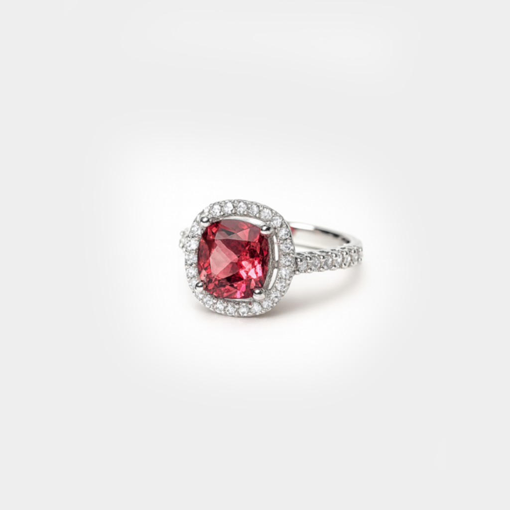 Red Sapphire Stone Ring